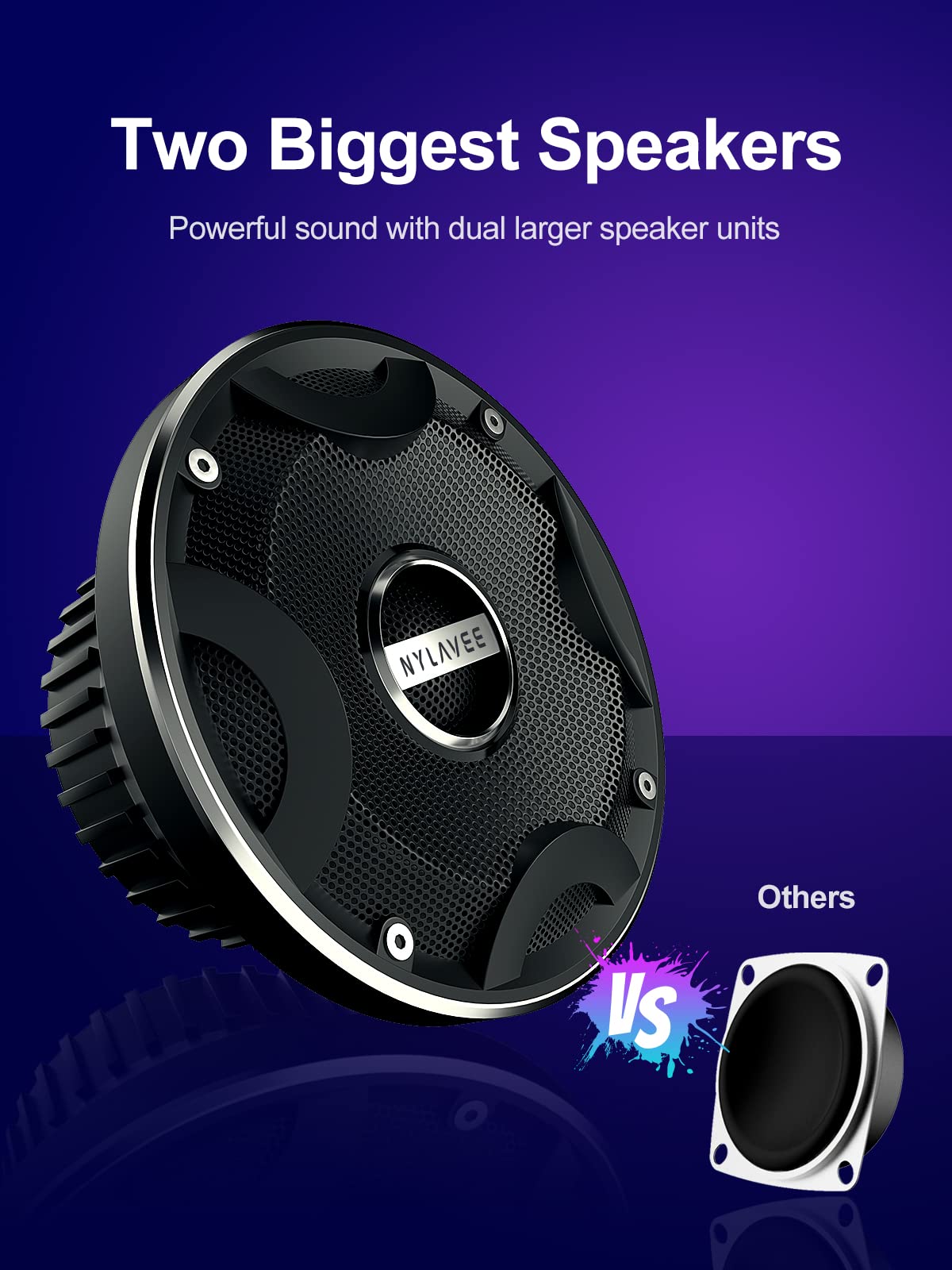 Amazon.co.jp: Nylavee コンピュータースピーカー PCサウンドバー